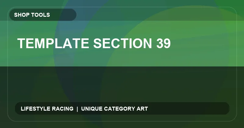 Template Section 39